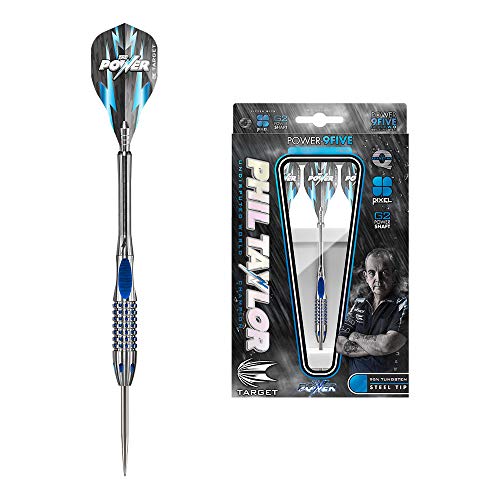 Target Darts Phil Taylor Power 9-Five 2. Generation 24G Wolfram Steeldarts-Set...