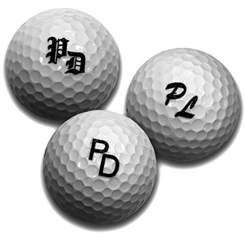 elbedruck Golfball mit Gravur Initialen für Golfspieler/in Lasergravur Dein...