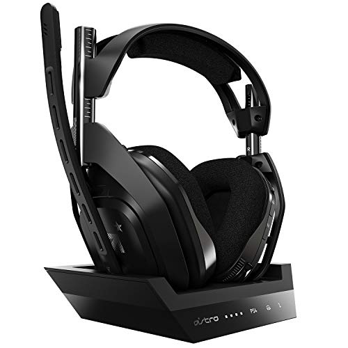 ASTRO Gaming A50, Wireless Gaming-Headset mit Ladestation, Dolby Audio,...