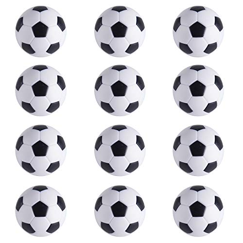 RAYNA GAMES 12 Stück Kickerbälle, reguläre Größe, Tischfußball (32mm,...