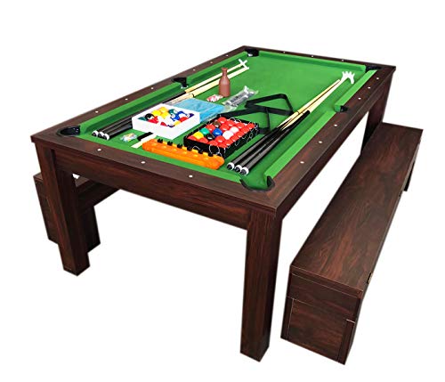 Simba Billardtisch Billard 7 FT Billard-Spiel mit Tischplatte und...