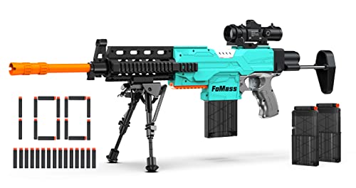 Elektrische Spielzeug Pistole für Nerf Gun Sniper, 3 Mode Automatisch Toy Foam...