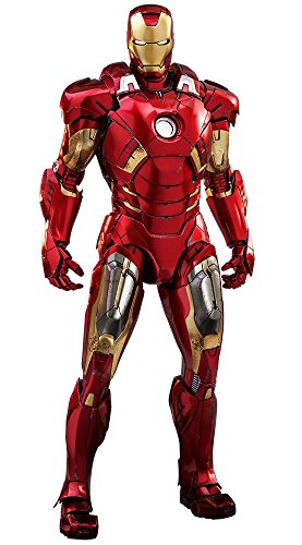 Hot Toys Avengers Movie Masterpiece Series Iron Man Mark 7 VII DIECAST...