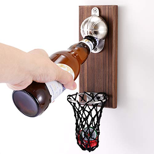 Magnetischer Kühlschrank Flaschenöffner Basketball Bier öffner Wandmontage...