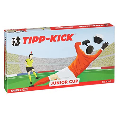 TIPP-KICK Junior Cup mit Bande 83x56 cm – Spielfertiges TIPP-KICK Set mit 2X...