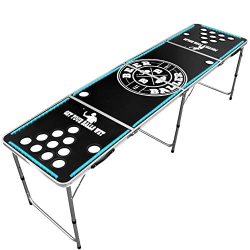 BeerBaller® LED Beer Pong Tisch - der erste Beer Pong Tisch mit mit LED...