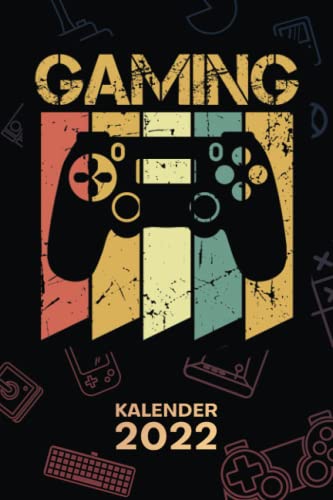 KALENDER 2022 A5: für Konsolen Spieler - Retro Gaming Terminplaner mit DATUM -...