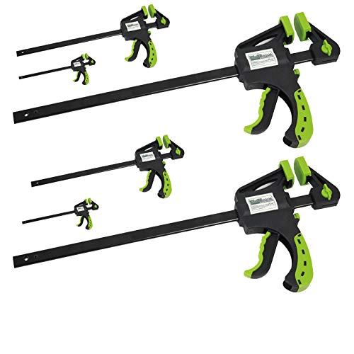 TrutzHolm® 6x Einhandzwinge Schnellspannzwinge Schraubzwinge Klemmzwinge...