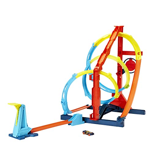 Hot Wheels HDX79 - Track Builder Unlimited Looping-Twister Set, innovativer...