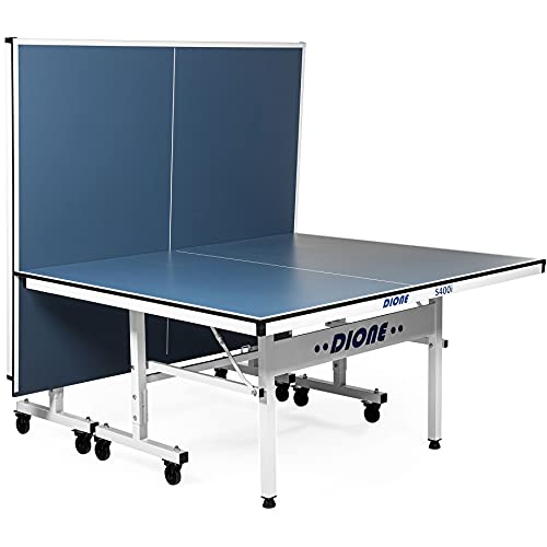 Dione Tischtennisplatte School Sport 400 kompakt Indoor Blau TT-Platte rollbarer...