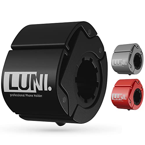 LUNI professional® Handyhalterung Fahrrad aus Aluminium [100% rüttelfest]...