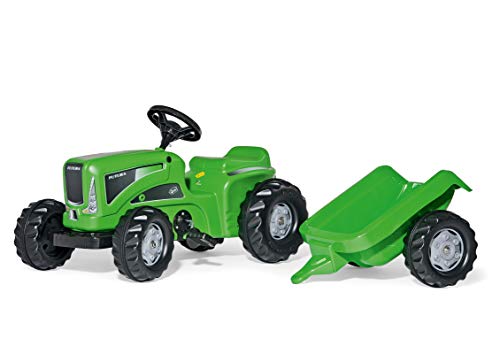 Rolly Toys Futura Trettraktor mit Anhänger (Traktor mit Heckkupplung,...