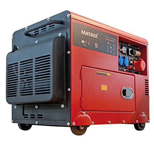 Matrix Notstromaggregat Stromerzeuger Stromaggregat Stromgenerator Diesel 400V...