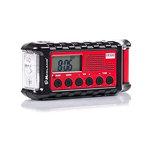 Midland ER300 multifunktionales Emergency Kurbel-Radio, Powerbank,...