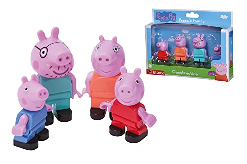 BIG-Bloxx Peppa Pig Peppa´s Family - Mama und Papa Wutz, Schorsch und Peppa,...