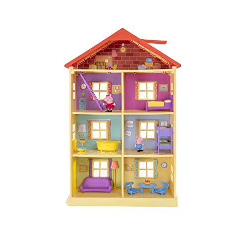 Peppa Wutz PEP0757 Peppa's Traumhaus Spielset Haus mit 2 exklusiven Figuren:...