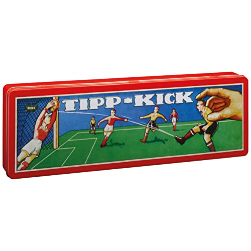 TIPP-KICK Retro 80x47 cm – Das spielfertige Set mit 2X Spieler, 2X Torwart, 2X...