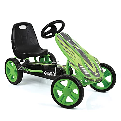 Hauck Gokart Speedster für Kinder 4-8 Jahre, bis 50 kg, Handbremse, 3-Fach...