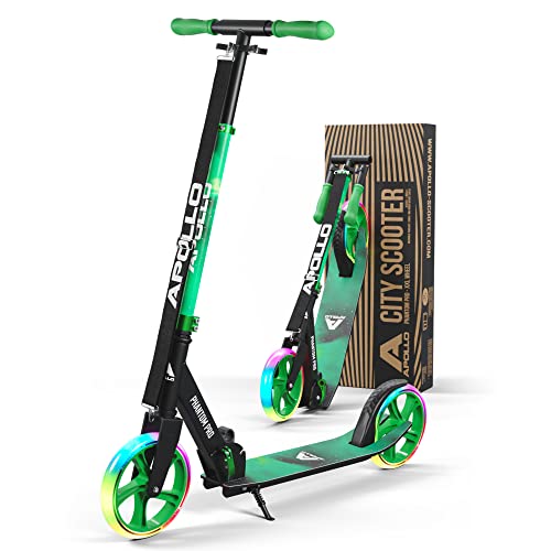Apollo XXL Wheel Scooter - Phantom Pro City Scooter | Klappbarer City Roller...