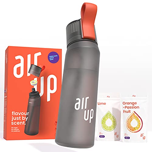 air up Starter-Set - 1 x Trinkflasche BPA-freies Tritan 650 ml 2 x Pods...