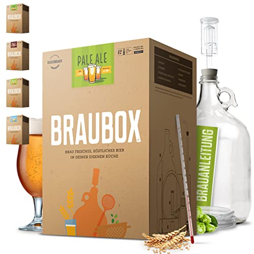 Braubox®, Sorte Pale Ale | Bierbrauset für die Küche | wiederverwendbar |...