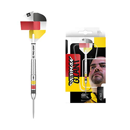 Target Darts Gabriel Clemens 80 80% Wolfram Steeldarts-Set (22 g), schwarz,...