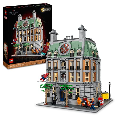 LEGO 76218 Marvel Sanctum Sanctorum, 3-stöckiges Modular Building Set mit...