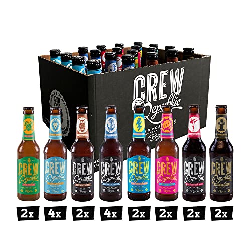 CREW REPUBLIC® Craft Bier Mix Probierset | World Beer Awards Gewinner 2020 |...