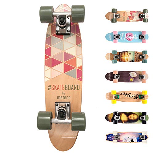 meteor Skateboard Kinder Mini Cruiser Kickboard Skateboard mädchen Rollen Board...