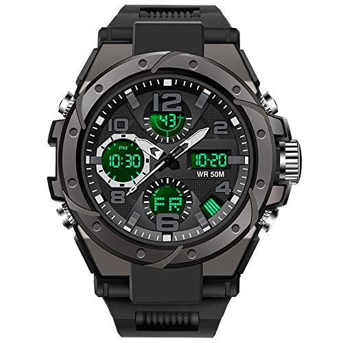 Herren Digitaluhr Militär Sportuhren Tactical Armbanduhr Military Watch Uhr...
