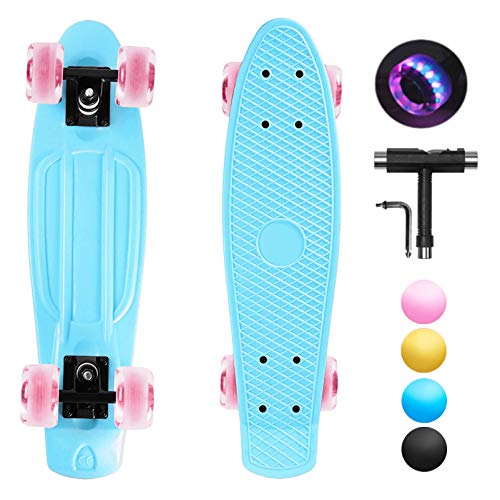 shownicer Skateboard Kinder Komplettboard Mini Cruiser Skate Penny Board...