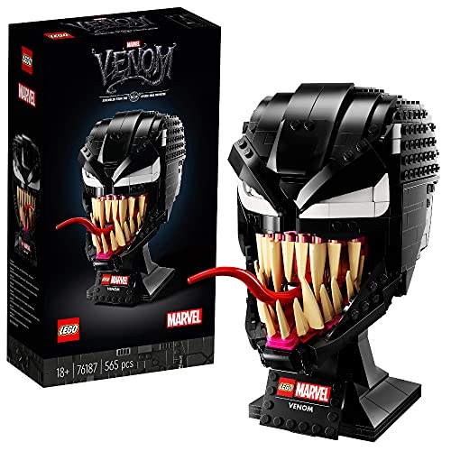 LEGO 76187 Marvel Spider-Man Venom Maske Bauset für Erwachsene, Fanartikel,...