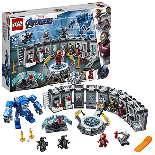 LEGO 76125 Super Heroes Marvel Avengers Iron Mans Werkstatt, Set mit 6...