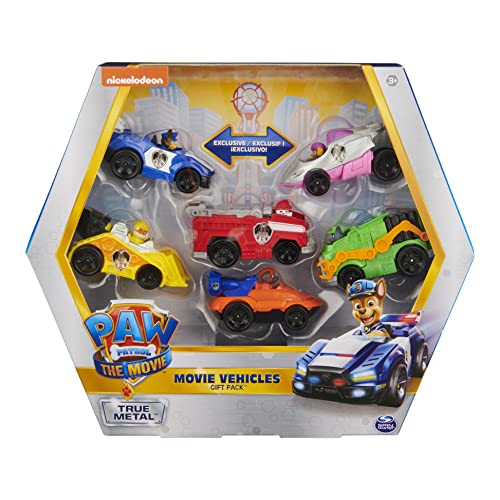 Paw Patrol True Metal-Geschenkset mit sechs 1:55 Metall-Fahrzeugen aus dem...