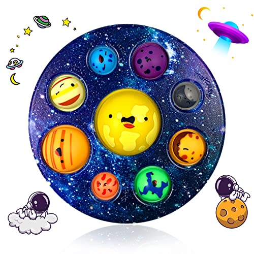 Solar System Fidget Dimple Toys, Pop Simple Dimple Fidget Toy, Space Simple...