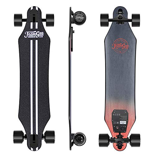 Teamgee H5 - Elektro Longboard Skateboard mit Fernbedienung, Ultra Dünn,...