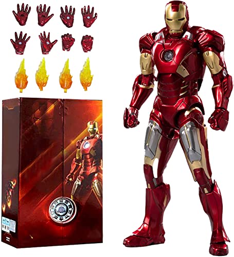 Deluxe Collector Iron Man MK VII Actionfiguren zum 10-jährigen Jubiläum,...