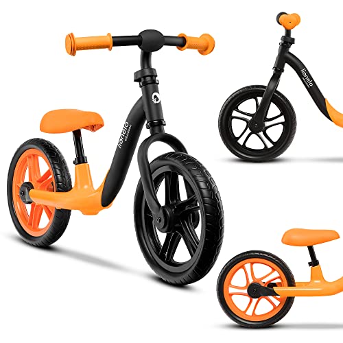 Lionelo Alex Laufrad Kinder Fahrrad bis 30 kg Sattel und Lenker einstellbar 12...