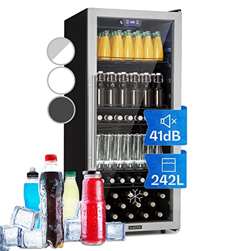 Klarstein Beersafe XL Getränkekühlschrank, Flaschenkühlschrank mit...