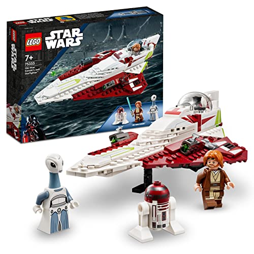 LEGO 75333 Star Wars Obi-Wan Kenobis Jedi Starfighter, Spielzeug zum Bauen mit...