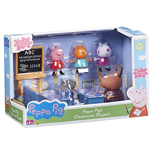 Peppa Wutz, Klassenzimmer-Spielset, inkl. Peppa Wutz und Freunde