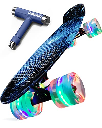 Skateboard Kinder Ab 5 Jahre - 58 CM Mini Kinder Skateboard Mädchen Jungen...