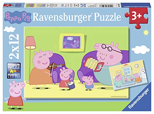 Ravensburger 07596 Pig Peppa Wutz Puzzle, Mehrfarbig