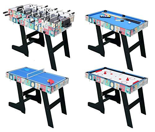 hlc 121.5 * 61 * 81.3 cm Zusammenklappbar 4 in 1 multifunkniertes Tischspiel -...