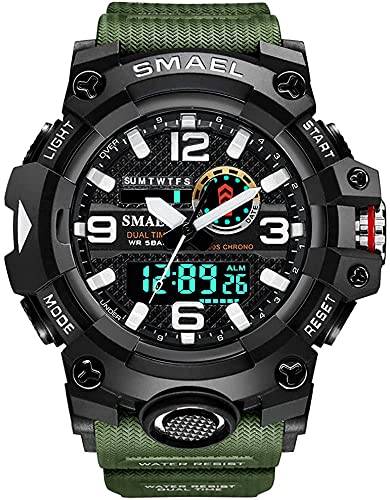 Fomtty Analog Digital Herrenuhr Herren Uhren Digital Uhr Sportuhr Wasserdicht...