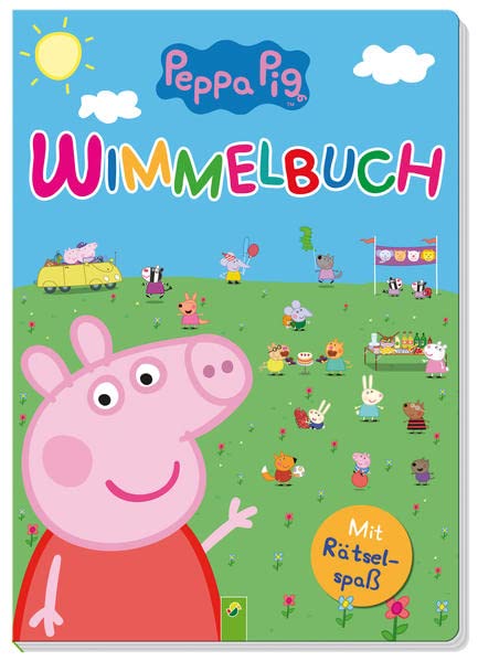 Peppa Pig Wimmelbuch: Mit Rätselspaß für Kinder ab 3 Jahren | Wimmelspaß mit...