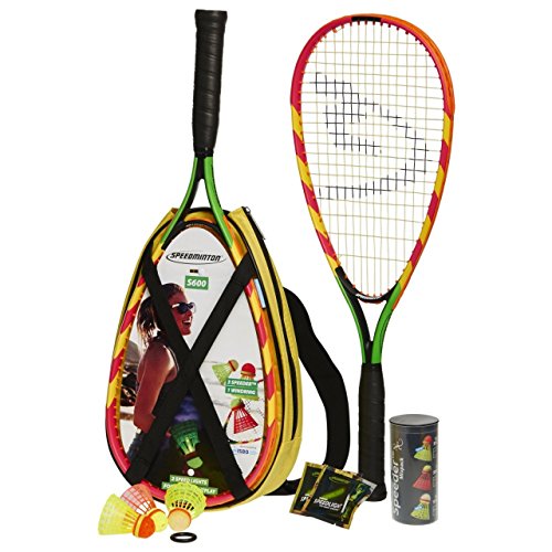 Speedminton 400065 S600 Set, Gr&uumln/Gelb/rosa, One Size