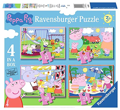 Ravensburger Peppa Wutz Puzzle für Kinder ab 3 Jahren, 10,2 cm (12, 16, 20, 24...