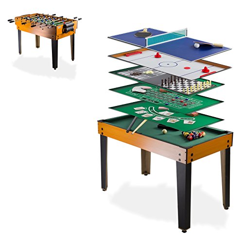 Multigame 13 in 1 Tischfussball Spieltisch Kicker Billard Tischtennis Hockey etc