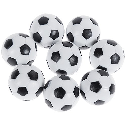 GOLDGE 8 PCS Tischfußball Kickerbälle,Tischfußball Kugeln Mini Ball,Schwarz...
